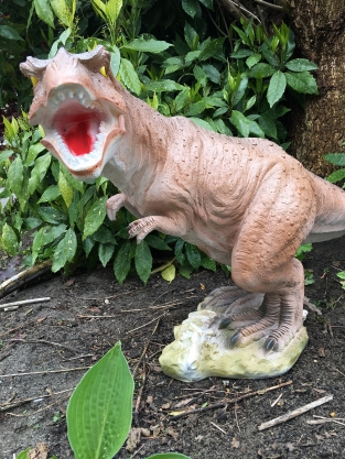 Dinosaurier, schöne Statue eines Tyrannosaurus